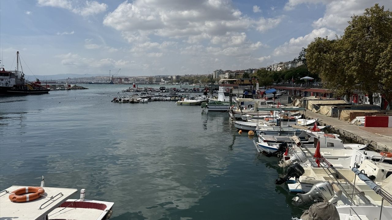 Tekirdağ'da poyraz nedeniyle balıkçılar iki gün ava çıkamadı