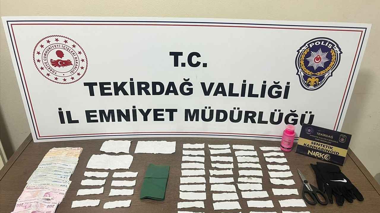 Tekirdağ'da uyuşturucu operasyonları: 10 şüpheli tutuklandı