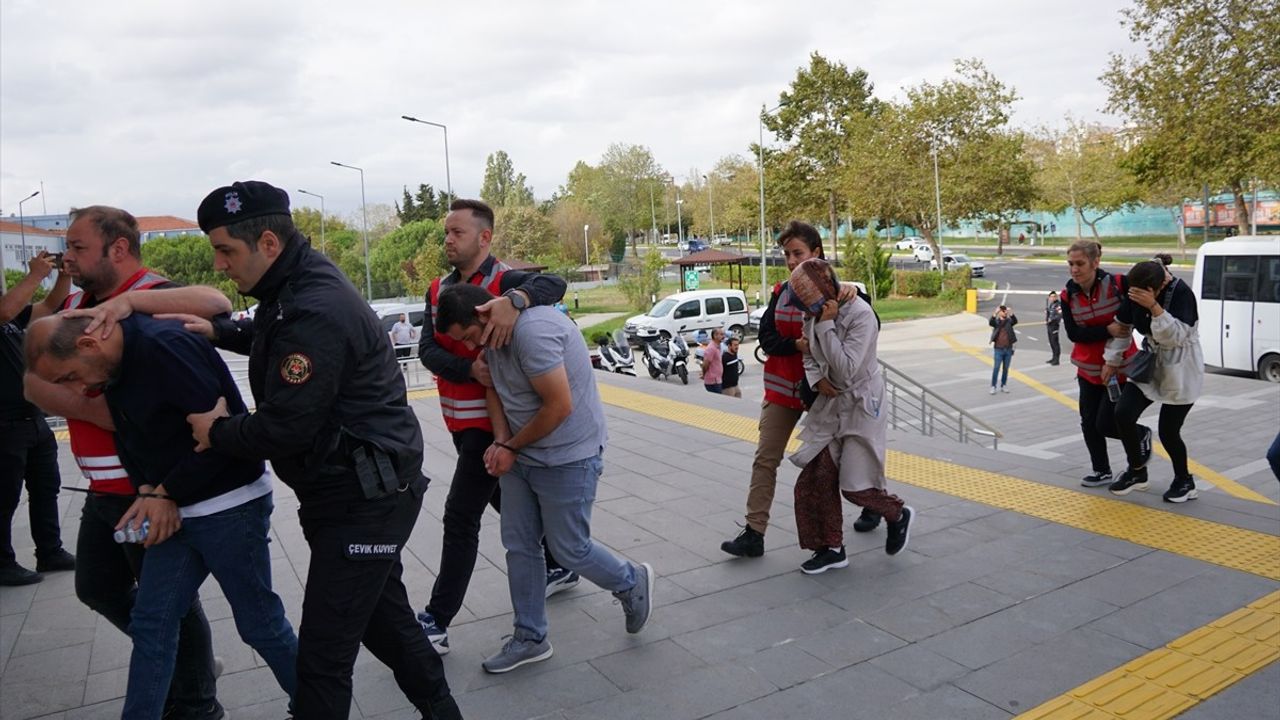 Tekirdağ merkezli nitelikli dolandırıcılık operasyonunda 41 şüpheli tutuklandı