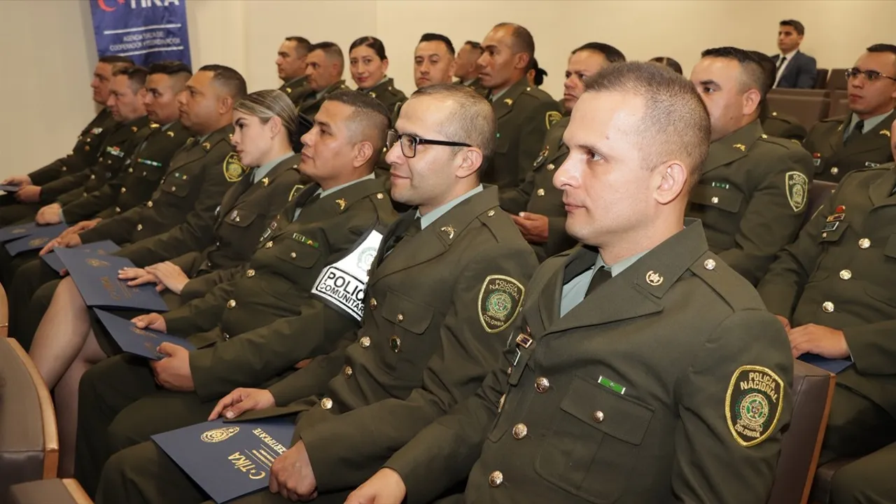 TİKA destekli 'Kamu Düzeni Risk Analizi Eğitimi' Kolombiya'da tamamlandı