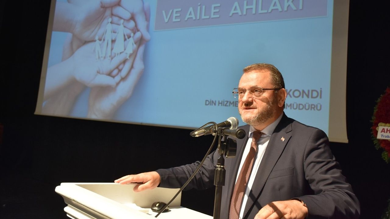 Trabzon'da 'Peygamberimiz ve Aile Ahlakı' konferansı — Şaban Kondi'den değişim ve iman vurgusu