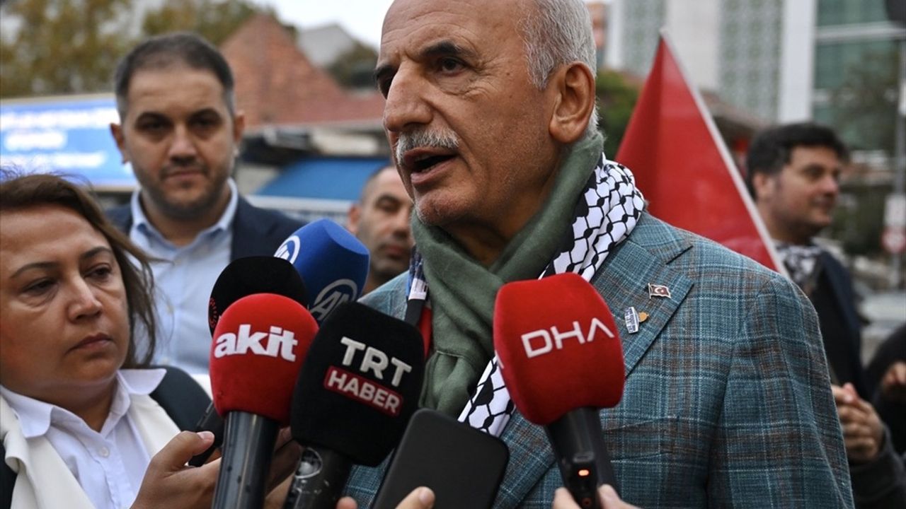 Ümraniye'de Gazze'ye destek yürüyüşü: Ümraniye Belediyesi ve STK'lar bir araya geldi