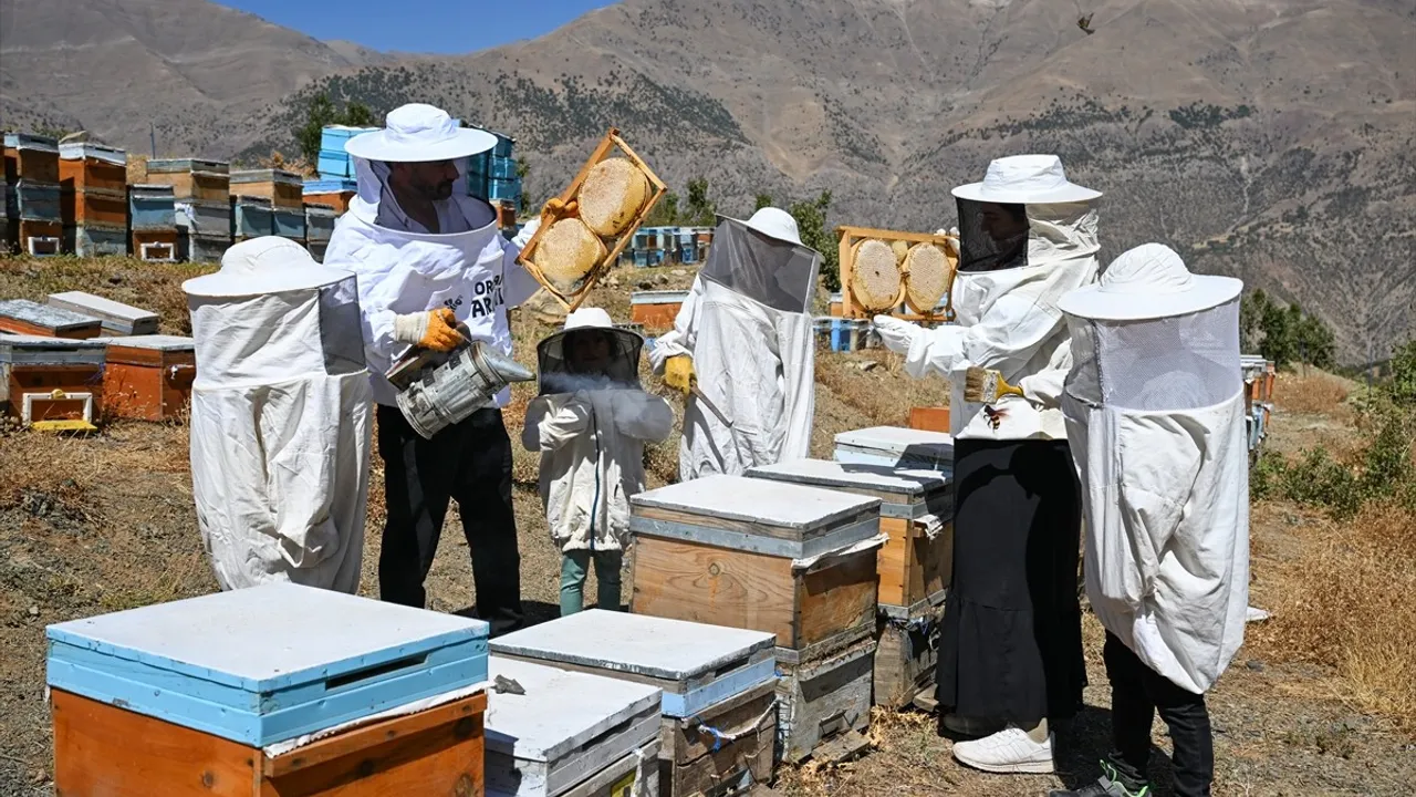 Van'da şehir hayatını bırakıp 30 kovanla başlayan çift 3 yılda 350 kovana ulaştı, siparişlere yetişemiyor