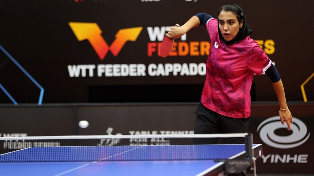 WTT Cappadocia 2025 Büyükler Masa Tenisi Şampiyonası Nevşehir'de başladı