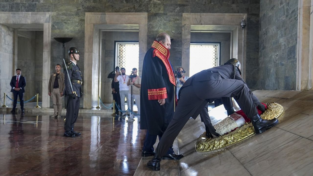 Yargıtay Heyeti, 2025-2026 Adli Yıl Açılışı İçin Anıtkabir'i Ziyaret Etti