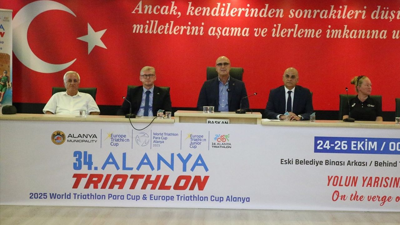 34. Alanya Triatlon Yarışları 24-26 Ekim'de: Uluslararası Etkinlikler ve Halk Triatlonu