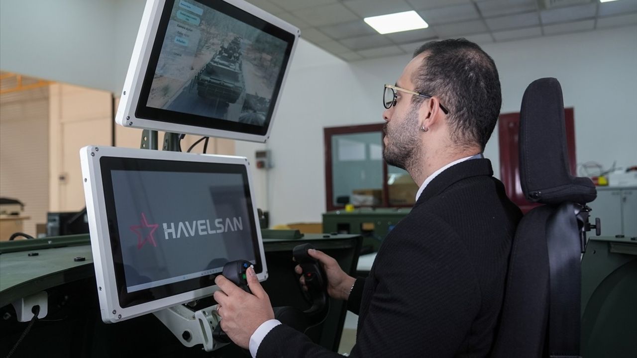 ALTAY Tankı eğitimleri HAVELSAN tarafından geliştirilen 94 milli eğitim aracıyla yürütülecek