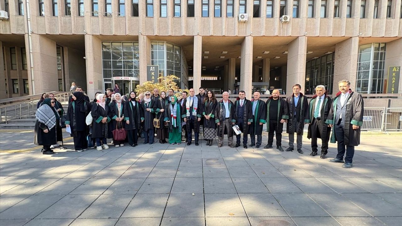 Ankara'da hukukçular Gazze için ortak beyannamesini açıkladı