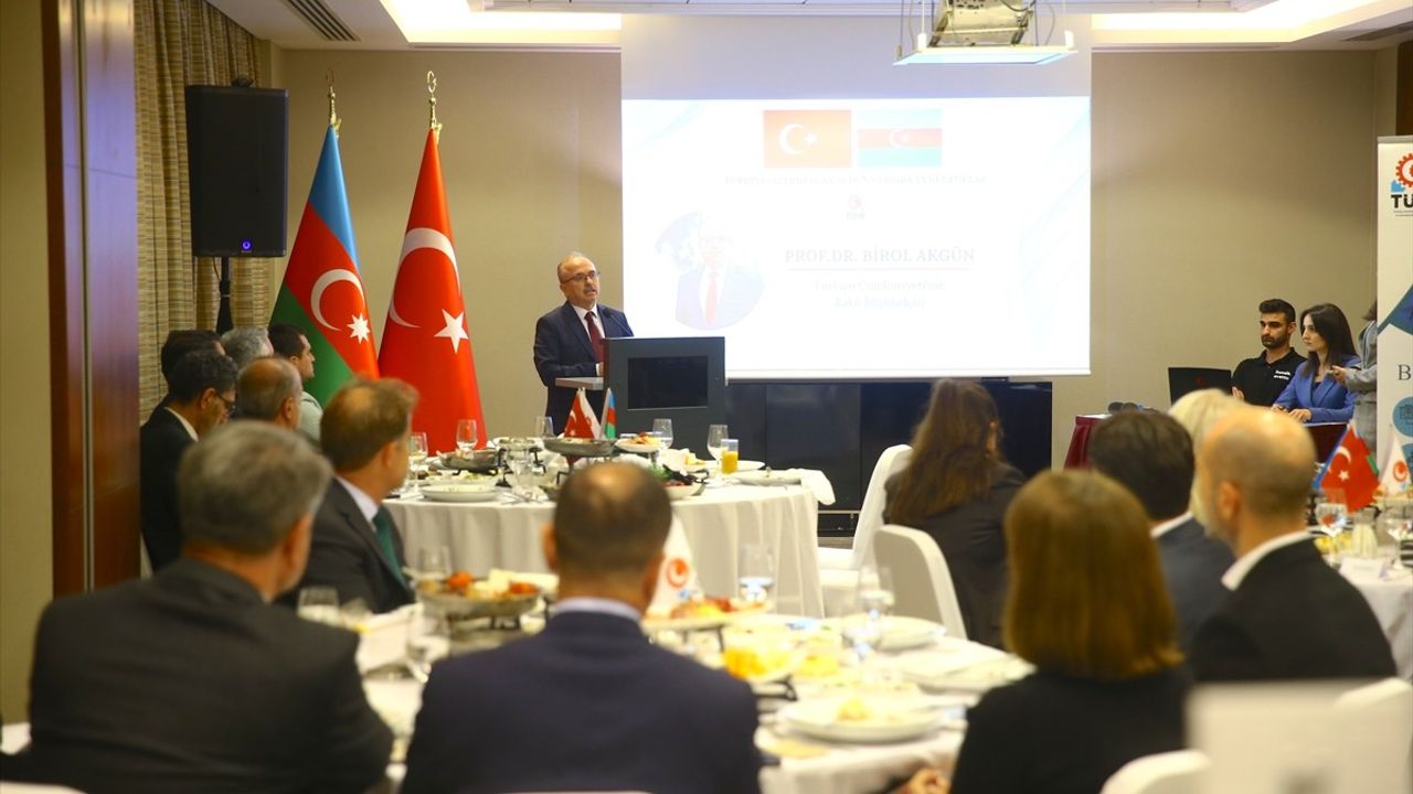 Bakü'de 'Türkiye-Azerbaycan İş Dünyasında Yeni Ufuklar' toplantısı
