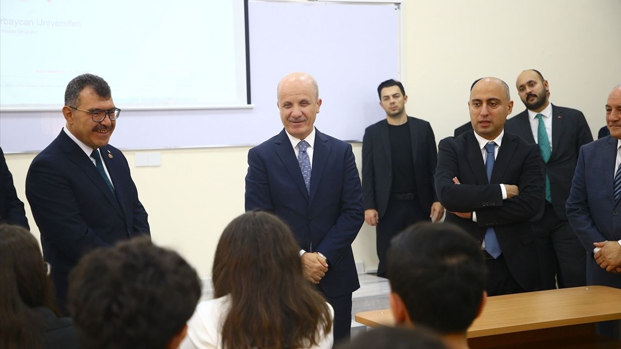 Bakü'de Türkiye-Azerbaycan Üniversitesi Yönetim Kurulu Toplantısı: YÖK Başkanı Özvar'dan Destek Mesajı