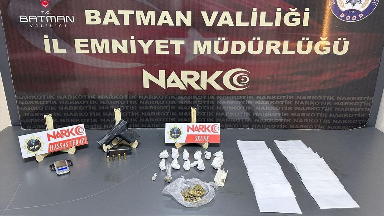 Batman'da narkotik operasyonunda 2 şüpheli tutuklandı