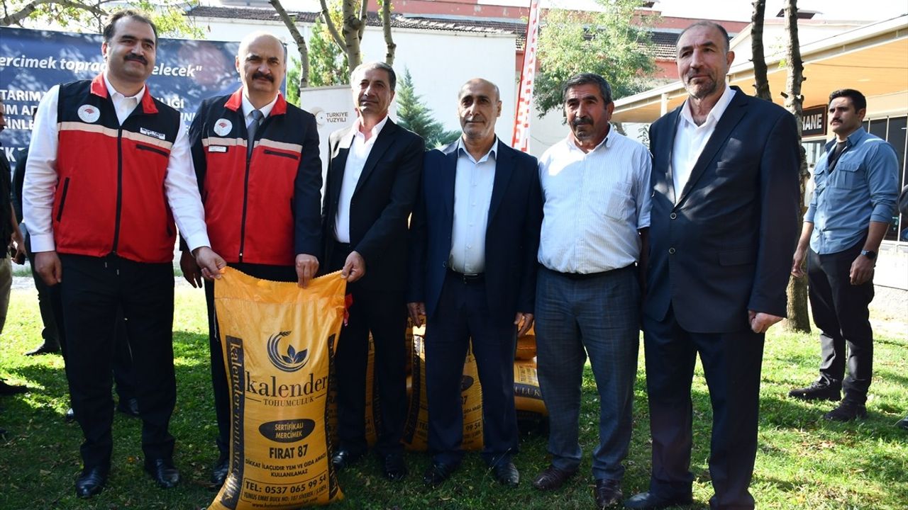 Batman'da TAKE Projesiyle 210 Çiftçiye 152 Ton Mercimek Tohumu Dağıtıldı