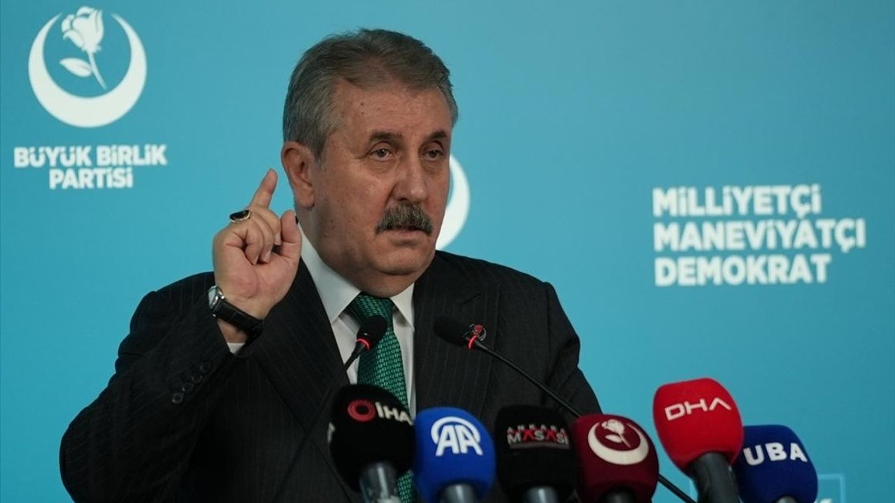 BBP Genel Başkanı Destici: Şarm el-Şeyh Mutabakatı, Gazze'de kalıcı barış ve yargılama çağrısı