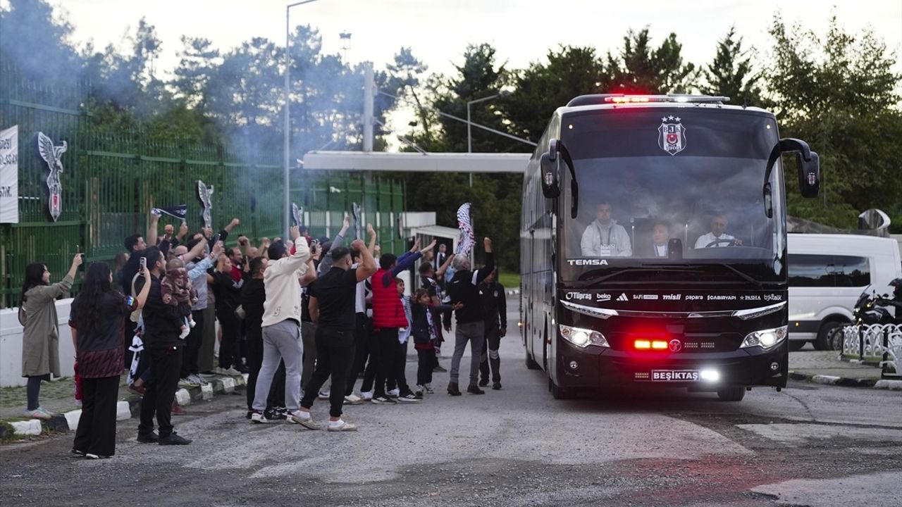 Beşiktaş, Trendyol Süper Lig 8. haftası için RAMS Park'a hareket etti