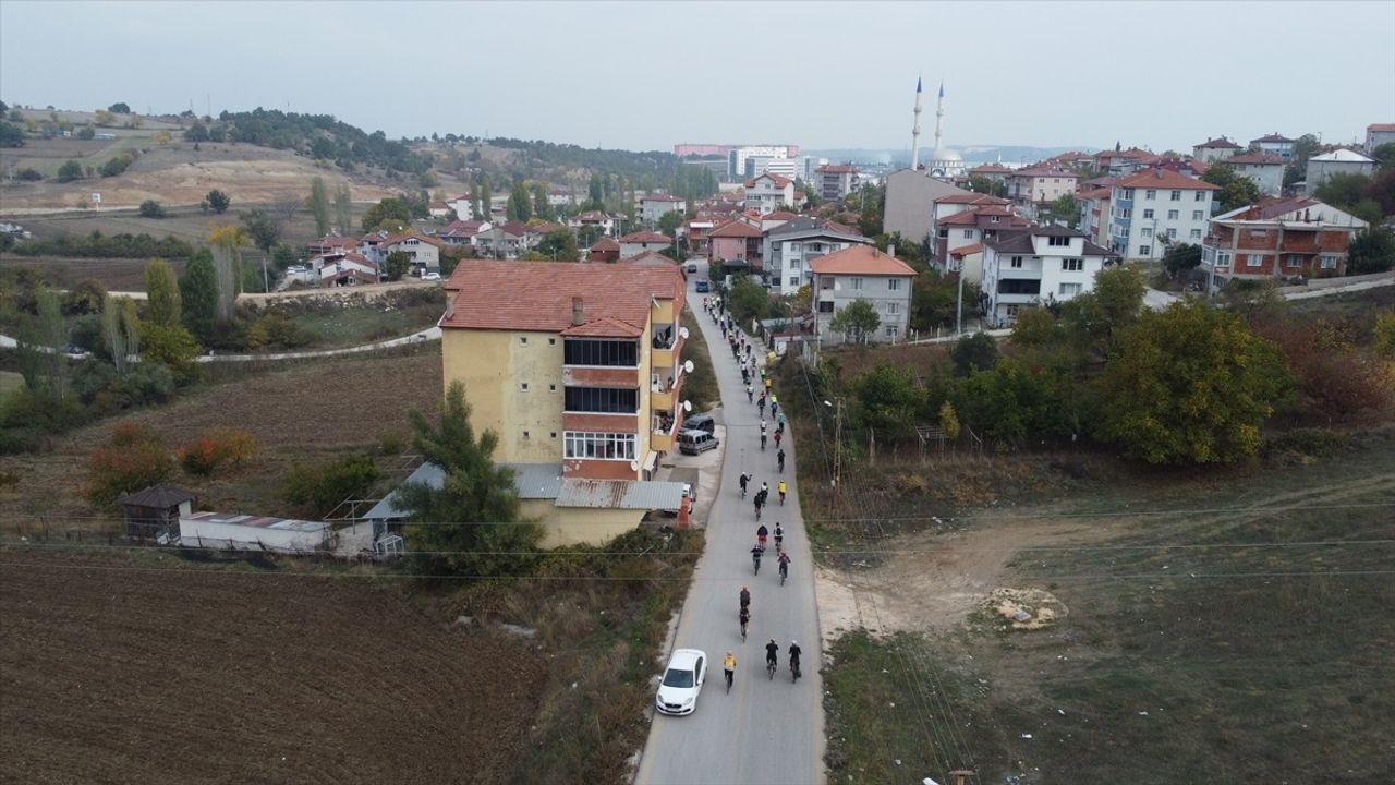 Bilecik'te 2. Çukurören Biberi Bisiklet Turu başladı - 120 katılımcı Pelitözü Gölpark'ta buluştu