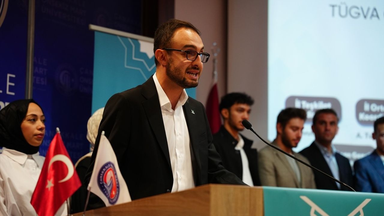 Çanakkale'de TÜGVA 5. Olağan İl Genel Kurulu: İbrahim Beşinci'den Gazze vurgusu