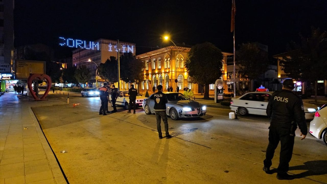 Çorum'da 13-20 Ekim'de 11 aranan şüpheli yakalandı