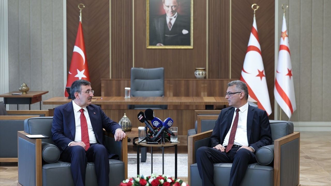 Cumhurbaşkanı Yardımcısı Cevdet Yılmaz'dan KKTC'ye Destek Vurgusu — Tufan Erhürman ile Görüşme