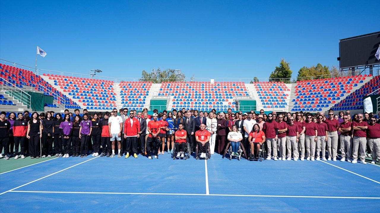Cumhurbaşkanlığı Kupası Tenis Turnuvası Açıldı: Yılmaz Tenisin Yaygınlaşmasını Vurguladı