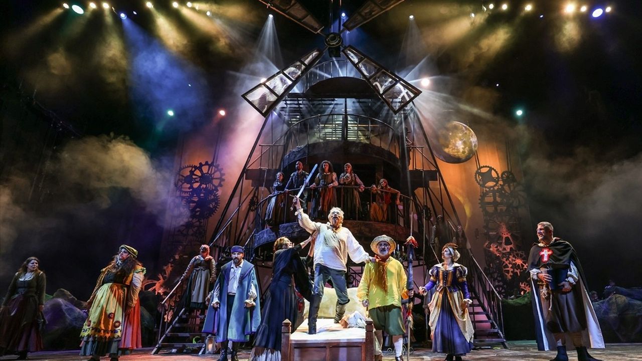 Don Quixote müzikalinin İstanbul prömiyeri Zorlu PSM'de yapıldı