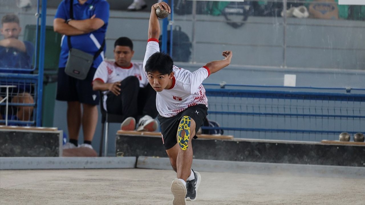 Dünya Ümitler ve Gençler Volo Bocce Şampiyonası Mersin'de başladı
