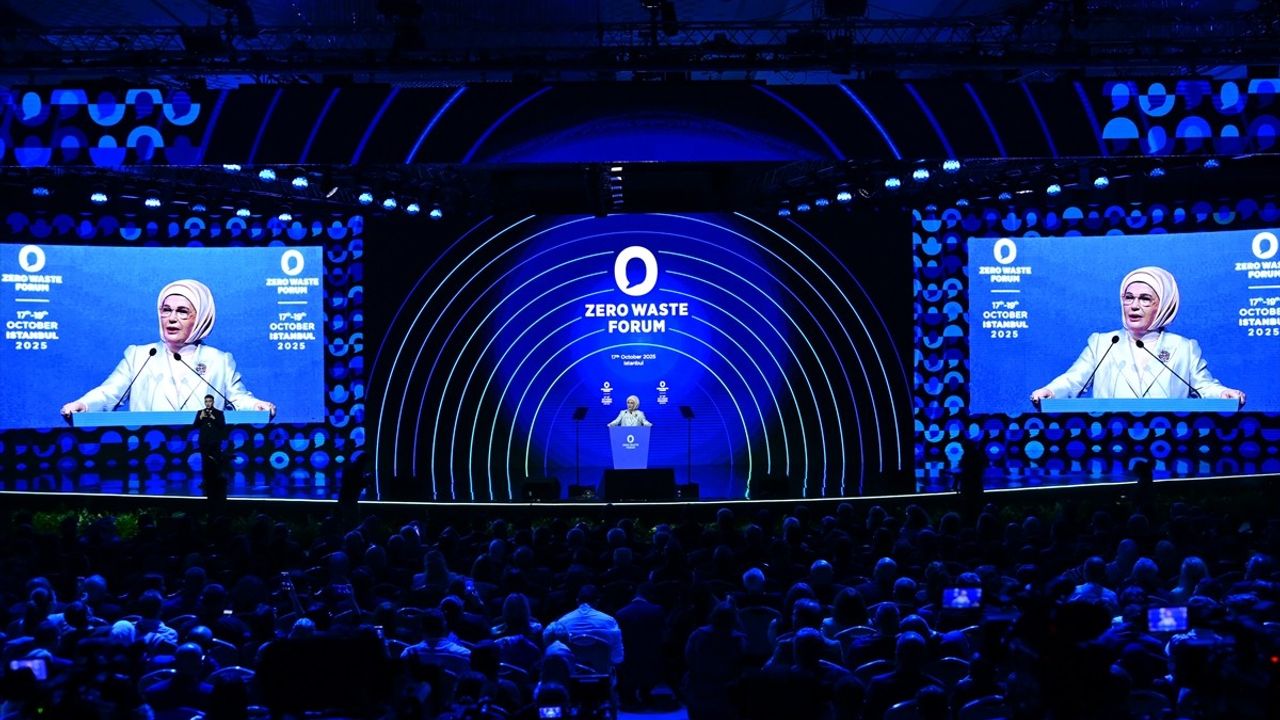 Emine Erdoğan: Uluslararası Sıfır Atık Forumu'nda 'Daha Yaşanabilir Bir Dünya' Vurgusu