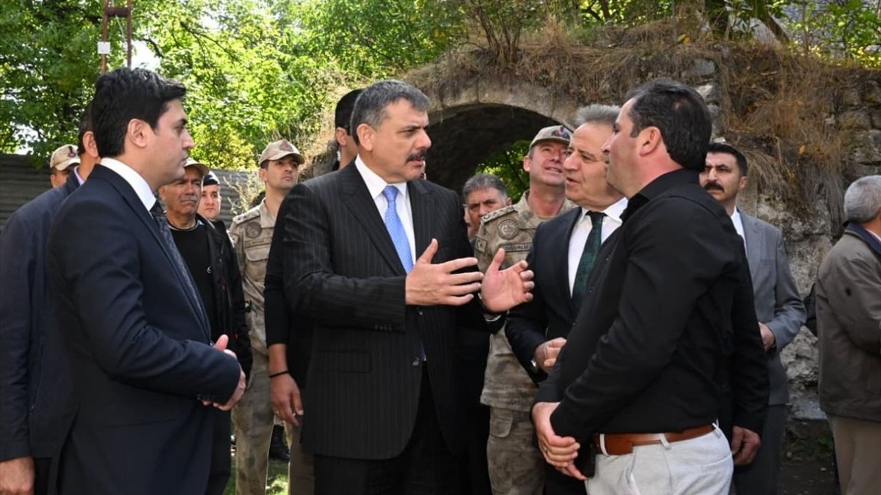 Erzurum Valisi Mustafa Çiftçi Tortum ve Uzundere'de incelemelerde bulundu
