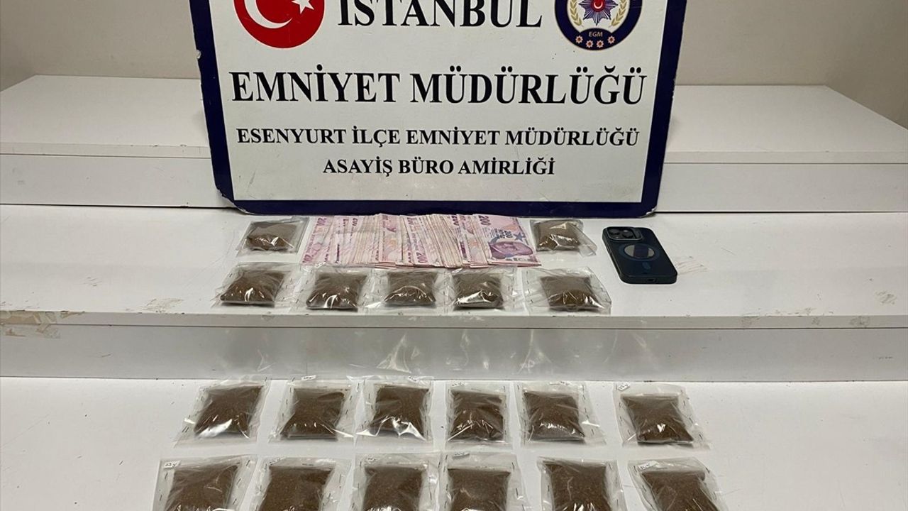 Esenyurt’taki uyuşturucu operasyonunda 2 gözaltı, 1 tutuklama