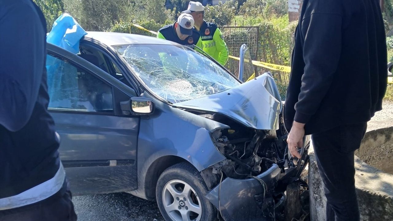 Germencik'te sulama kanalına çarpan otomobilin sürücüsü hayatını kaybetti