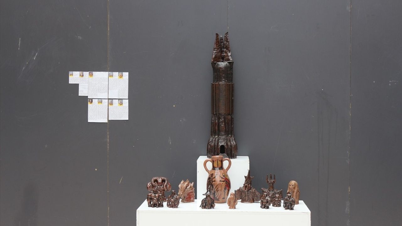 İshak Paşa Sarayı'nda Seramik Sergisi Açıldı — Iğdır Üniversitesi Öğrencileri