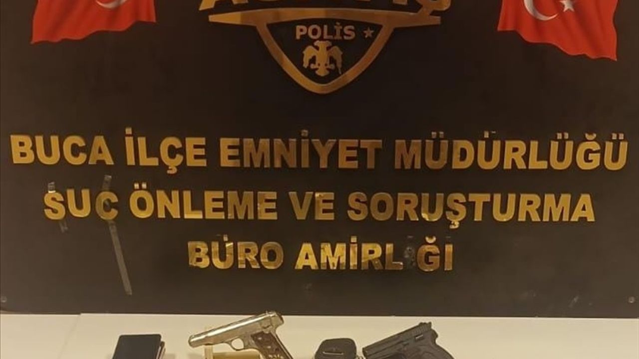 İzmir Buca'da ruhsatsız silah ve uyuşturucu operasyonu — 6 şüpheli gözaltında