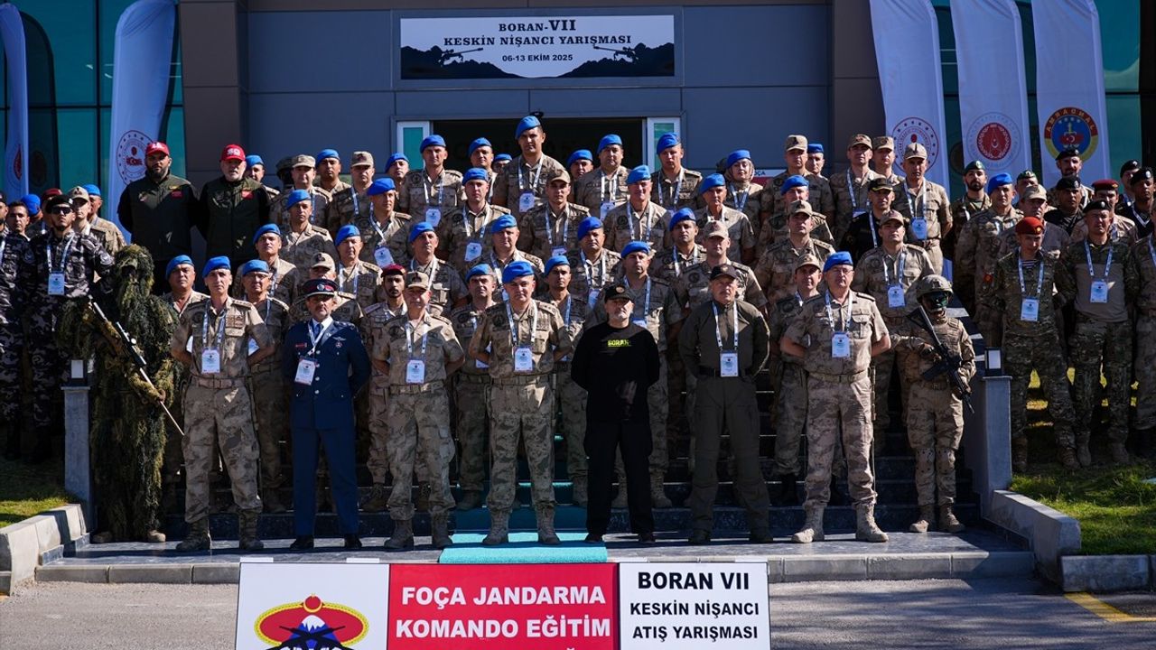 İzmir'de Boran-7 Uluslararası Keskin Nişancı Yarışması törenle başladı