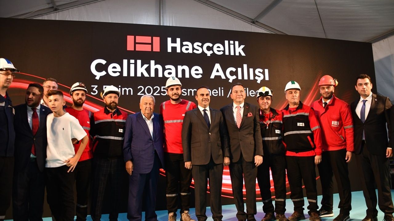 Kacır: Türk çelik sektörü Avrupa'da 1., dünyada 7. sırada; Hasçelik tesisine 150 milyon avro yatırım