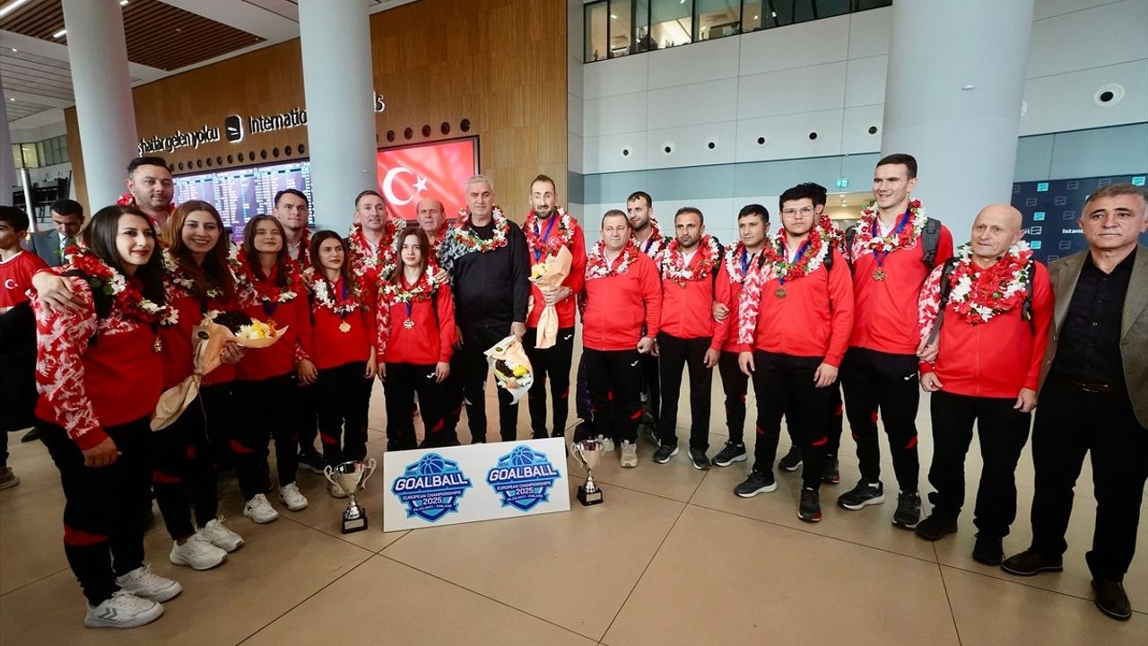Kadın ve Erkek Golbol Milli Takımları, 2025 IBSA Avrupa Şampiyonası'ndan Kupalarla Döndü