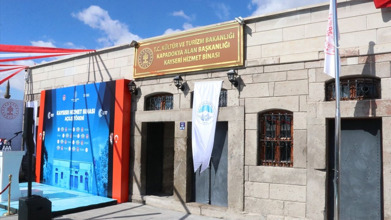 Kapadokya Alan Başkanlığı Kayseri hizmet binası törenle açıldı