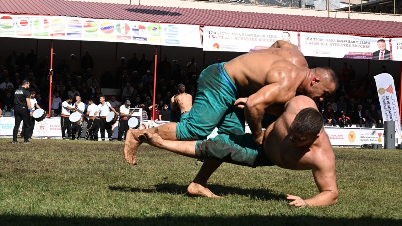 Karakucak Güreşleri Dünya Şampiyonası Kahramanmaraş'ta başladı