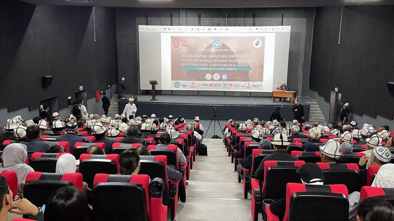 Kırgızistan'da İmam Serahsi Eğitim Kompleksi'nin temeli törenle atıldı