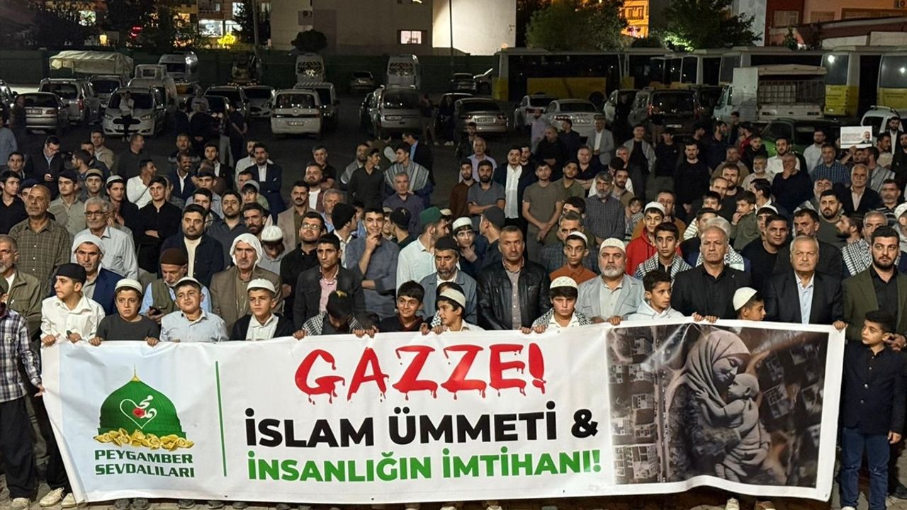 Kızıltepe’de Gazze'ye destek programı düzenlendi