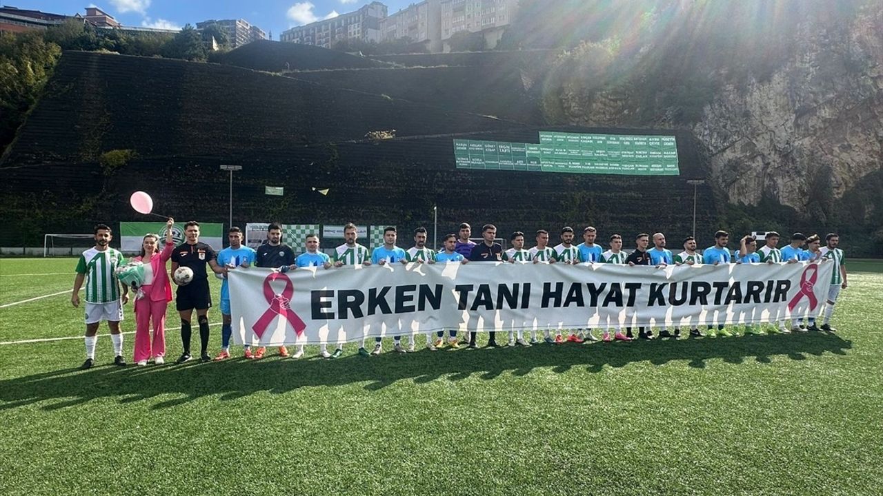 Kozlu'da amatör lig öncesi Nilda Kadam için balon etkinliği düzenlendi