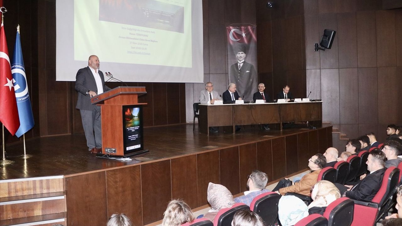 KTÜ'de 'İklim Değişikliği Sürecinde Su ve Orman Yönetimi' paneli: Ormanların su yönetimindeki önemi