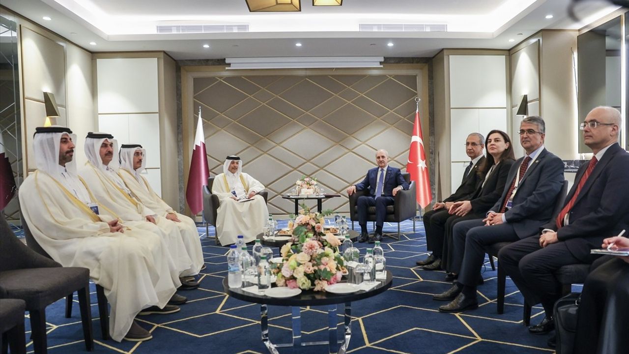 Kurtulmuş ile Katar Şura Meclisi Başkanı Ghanim İstanbul'da Görüştü: Parlamentolar Arası İşbirliği Vurgulandı