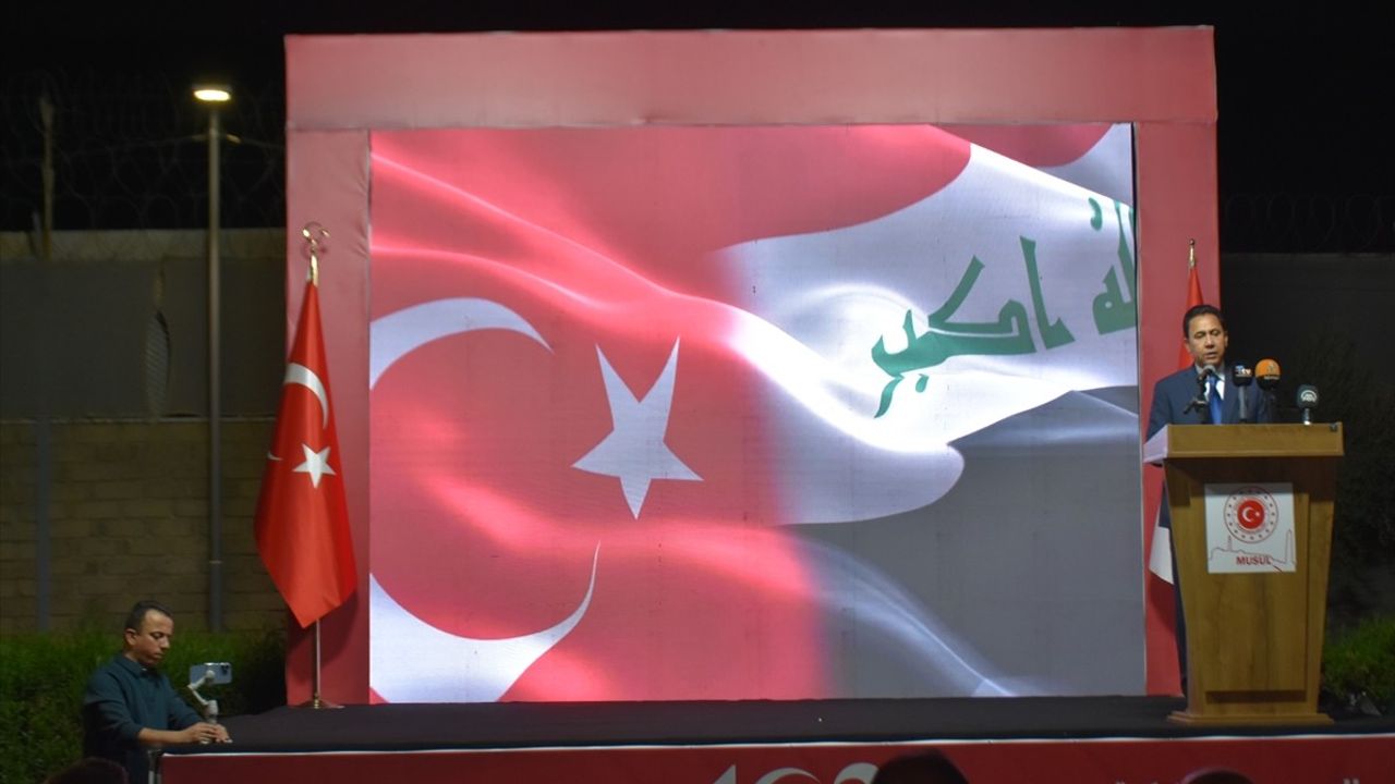 Musul'da Türkiye Cumhuriyeti'nin 102. yılı resepsiyonla kutlandı