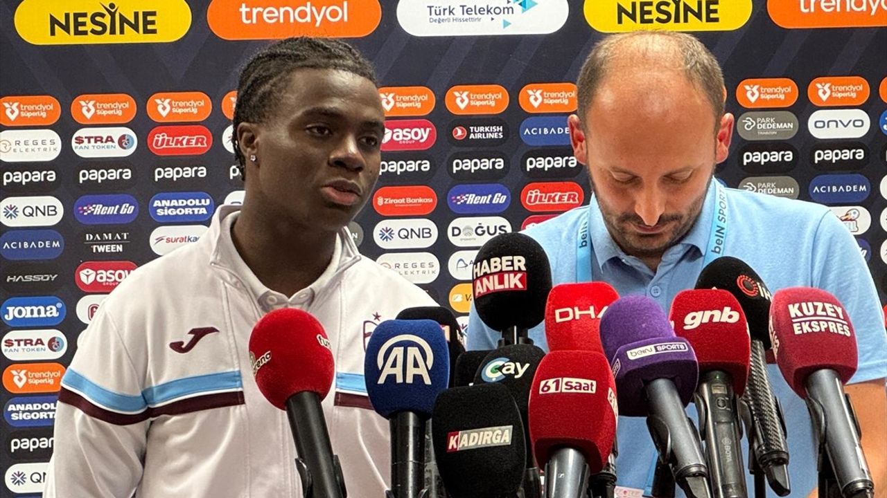 Oulai: 'Bu galibiyeti hak ettik' — Trabzonspor 4-0 Kayserispor sonrası