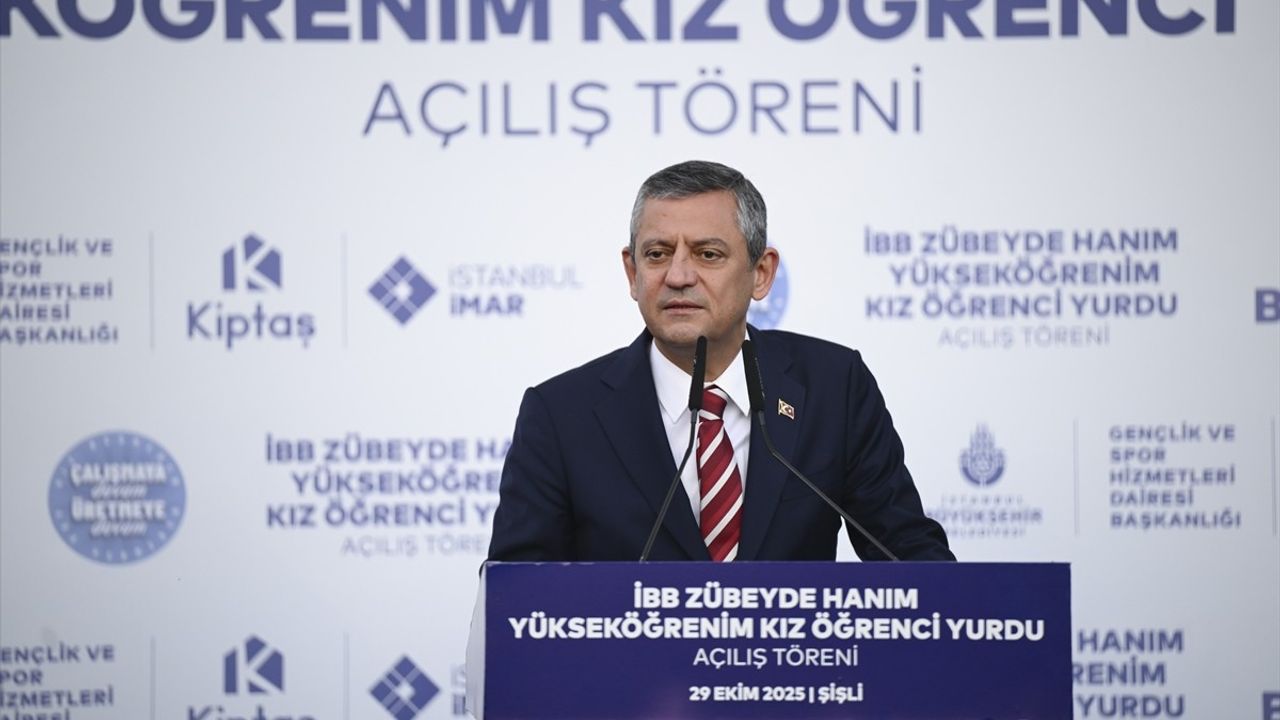 Özgür Özel: İBB'nin 16'ncı yurdu açıldı; CHP'nin hedefi 100 öğrenci yurdu ve 1000 kreş