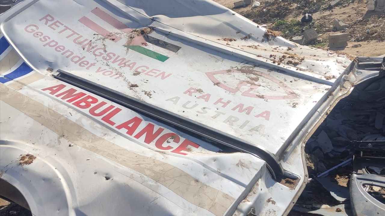 Rahma Austria: Gazze'de ambulansımız 5 Ekim'de İsrail tarafından vuruldu