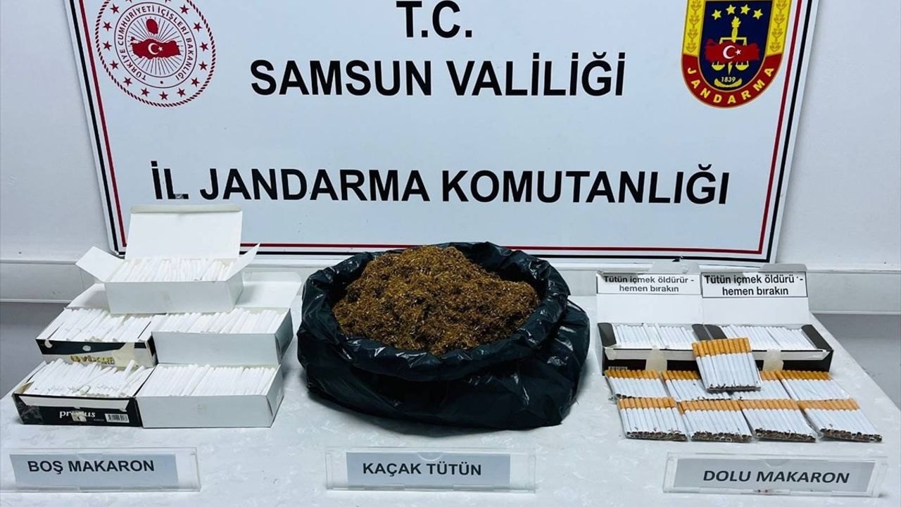 Samsun Çarşamba'da uyuşturucu ve kaçakçılık operasyonunda 2 gözaltı