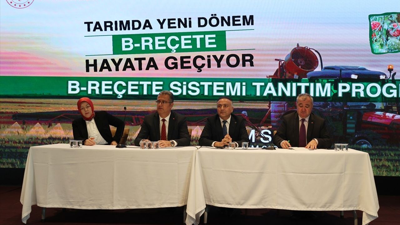 Samsun'da B-Reçete tanıtımı: Pestisit kullanımında izlenebilirlik hedefleniyor
