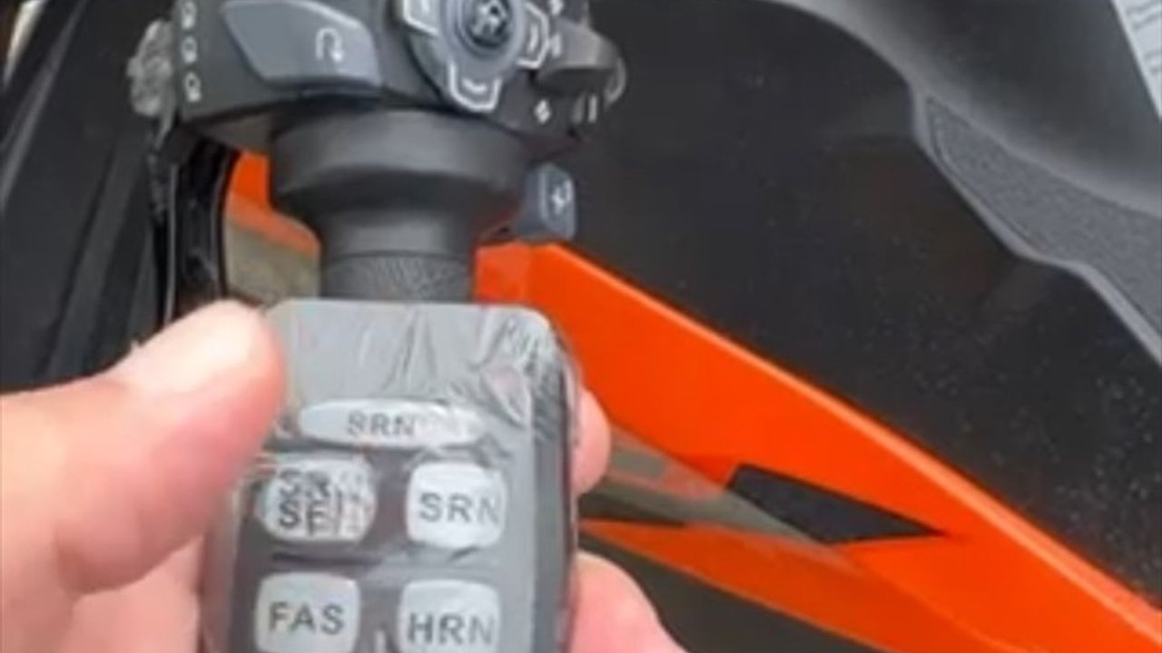 Şarköy'de usulsüz siren tertibatı taşıyan motosiklet sürücüsüne 138 bin 172 lira ceza