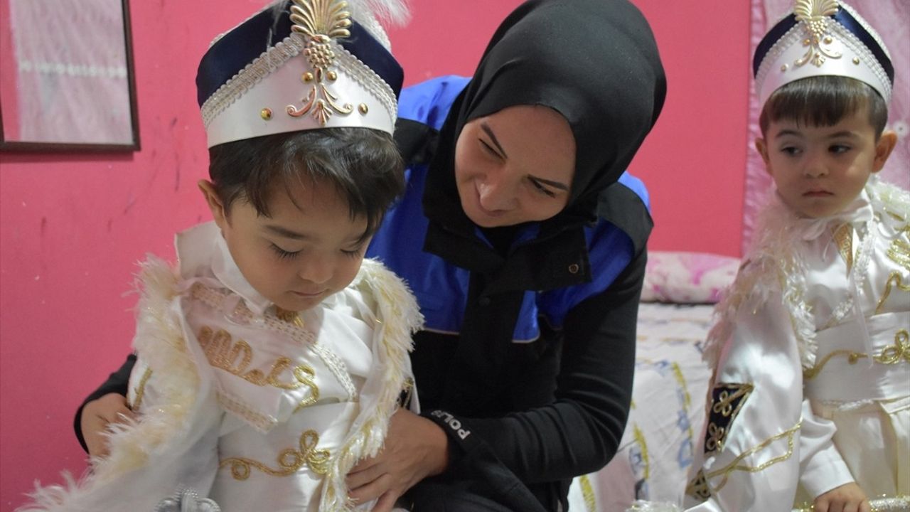 Siirt'te 'Kirvem Polis Olsun Projesi' ile 600 çocuğun sünneti tamamlandı