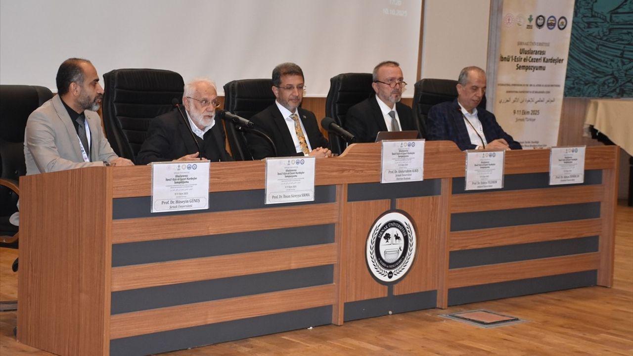 Şırnak'ta Uluslararası İbnü'l-Esir El Cezeri Kardeşler Sempozyumu sona erdi